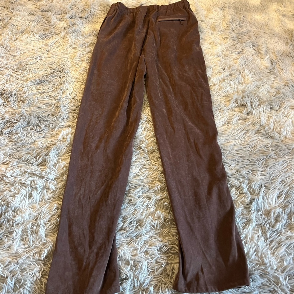 Orvis brown suede like pants - Picture 4 of 4
